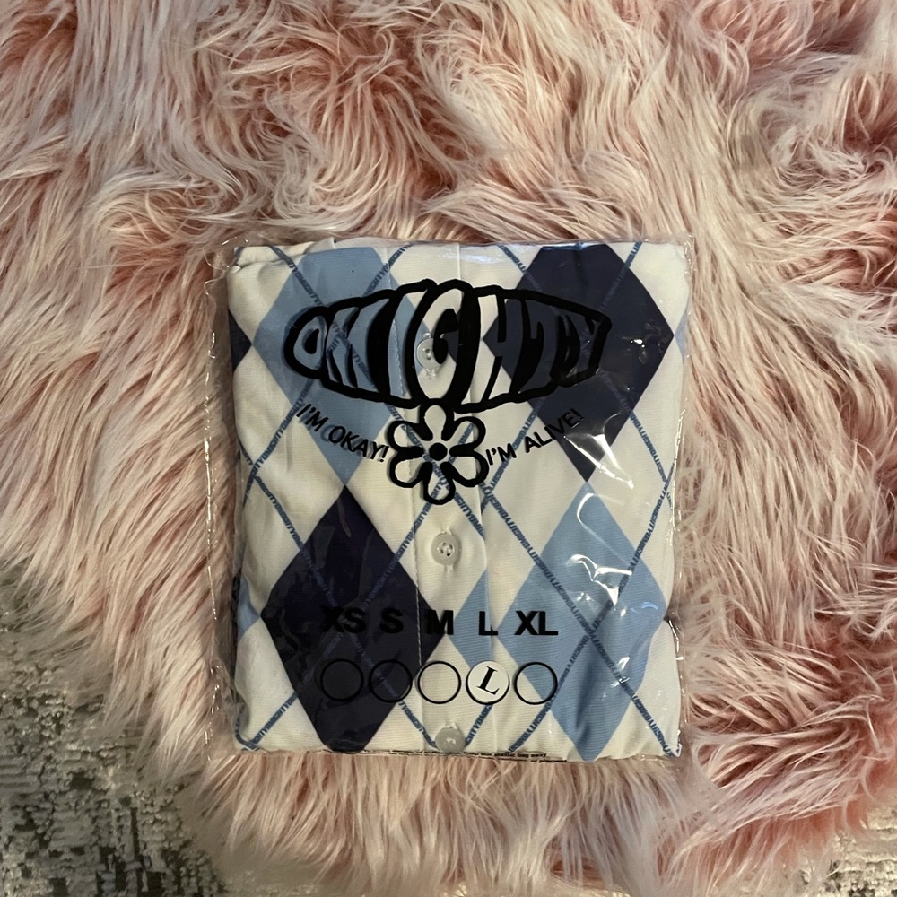 ON HOLD DO NOT BUY Omighty argyle playsuit